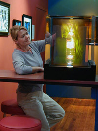 Timesharing Display Case on a Counter