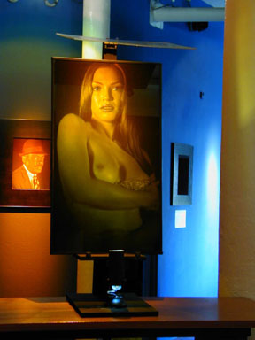 Display Stand in a gallery setting